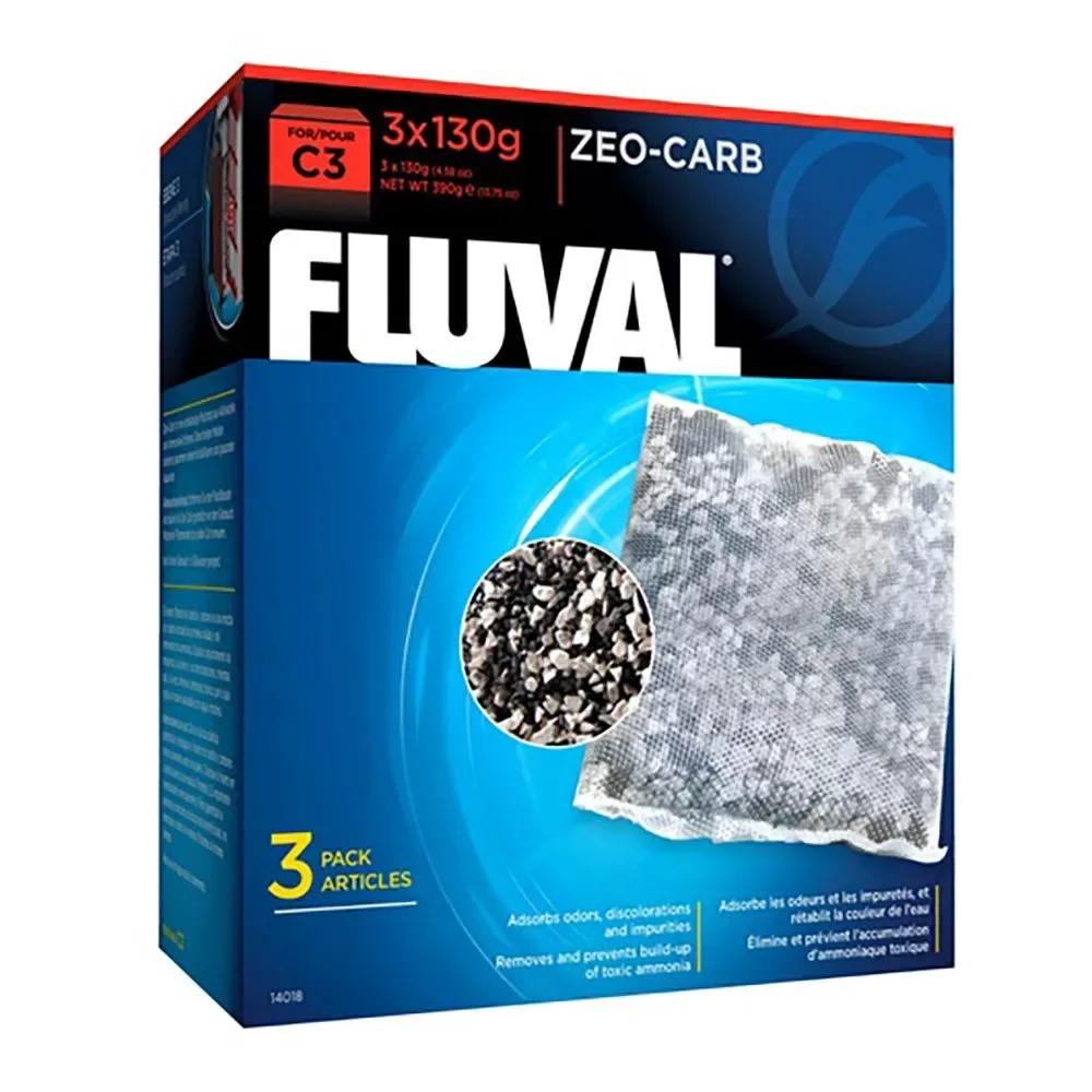 Zeo Carb C3 Filter 3 Eenheden van Fluval – productfoto