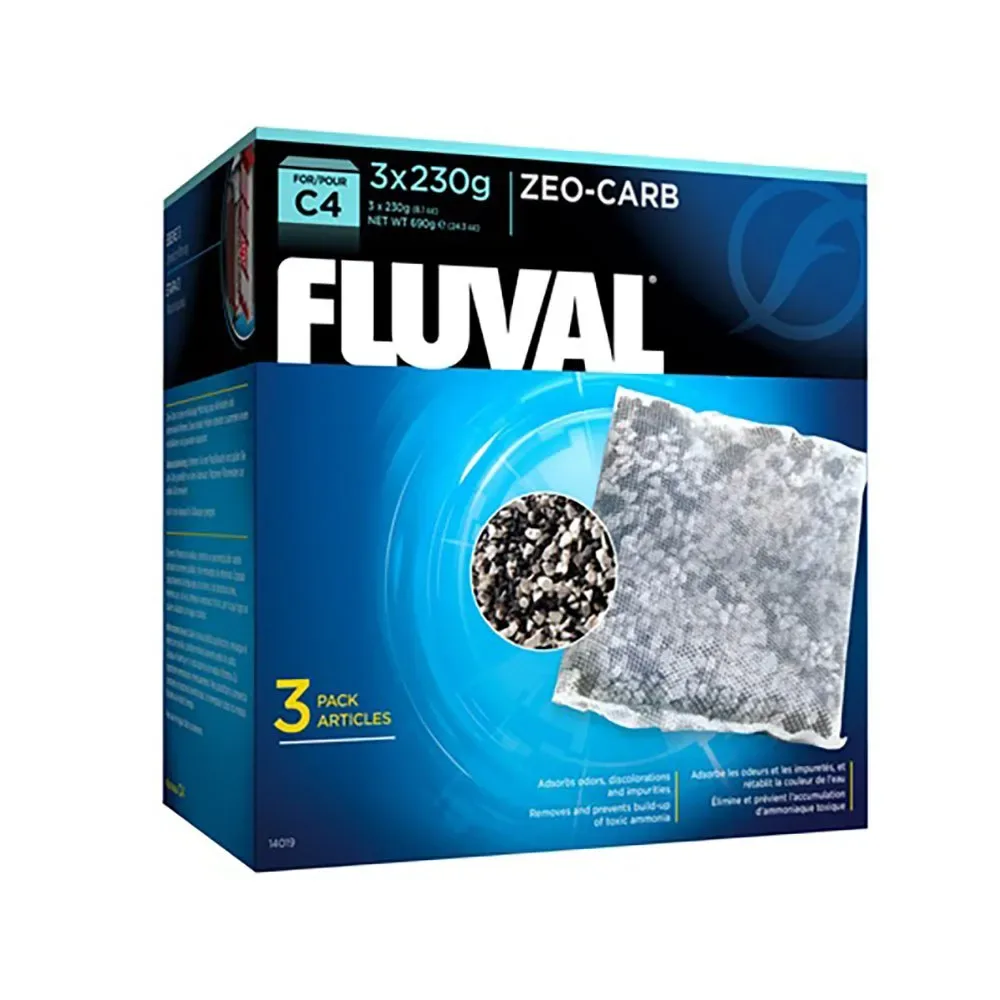 Filtre Zeo Carb C4 3 Unités de Fluval – photo produit