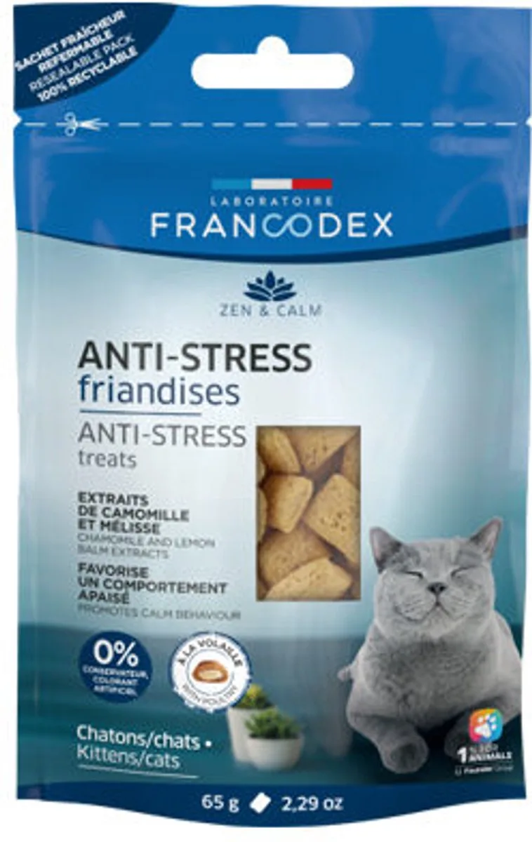 Anti-Stress Treats Kat - 65 g by Francodex – product photo