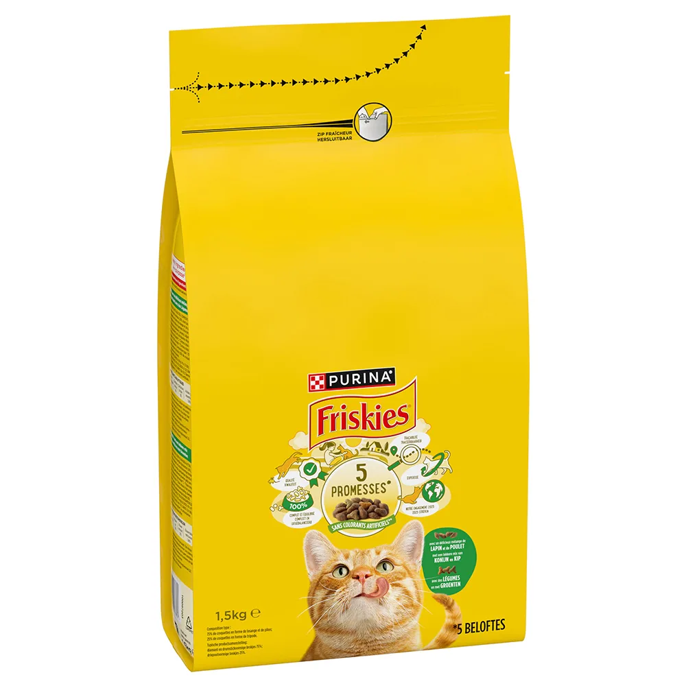 1,5kg Konijn, Kip & Groenten Friskies Kattenvoer de Friskies – photo produit