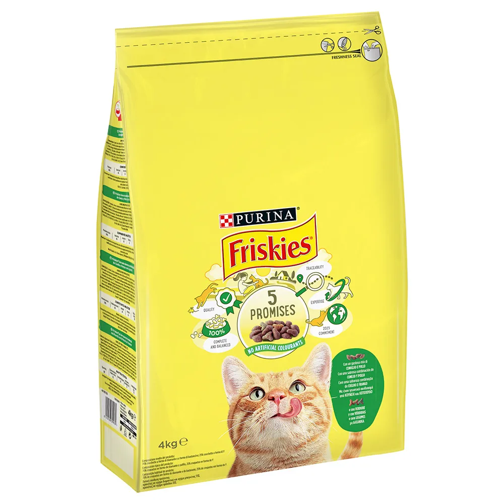 4kg Konijn, Kip & Groenten Friskies Kattenvoer de Friskies – photo produit