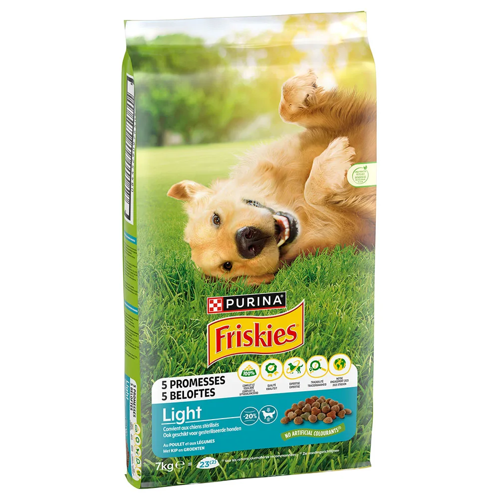 7kg Purina Friskies Light Hond Sterilised met Kip en Groenten Honden Droogvoer van Friskies – productfoto
