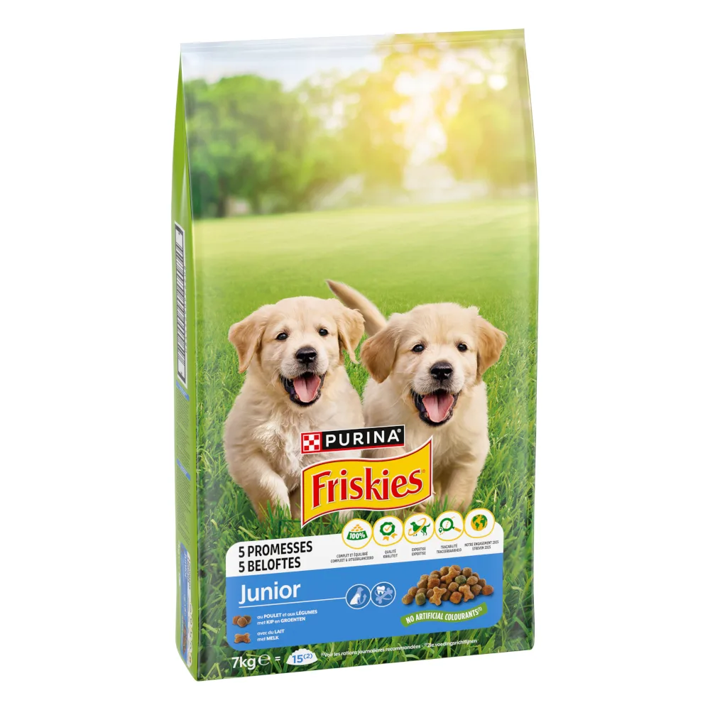 7kg VitaFit Junior met Kip & Groente Friskies Hondenvoer de Friskies – photo produit