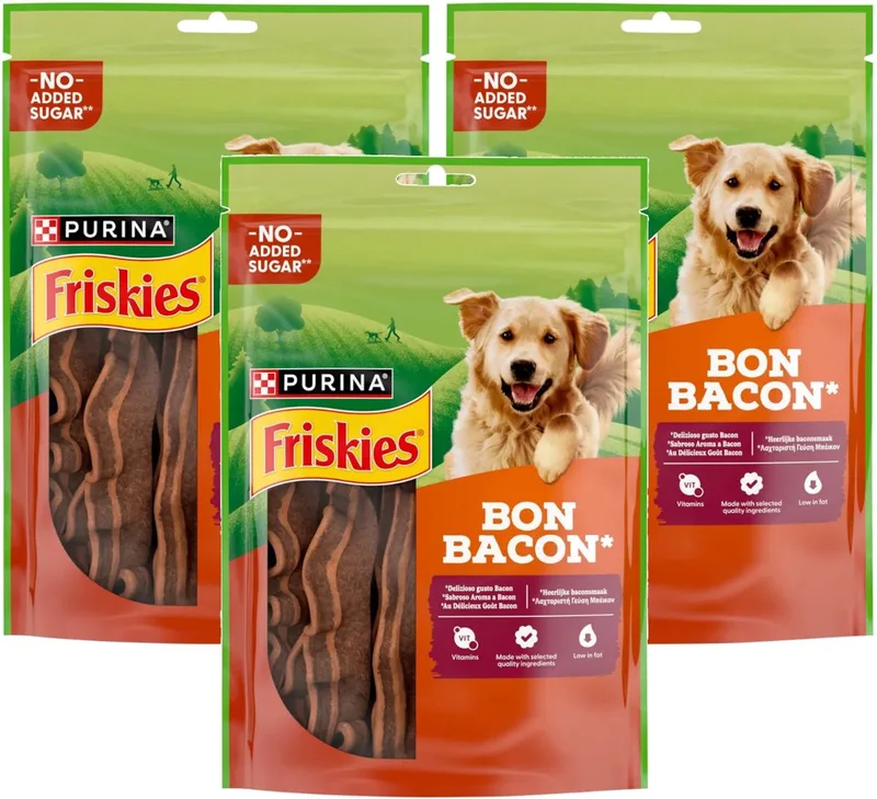 Bon Bacon - Multipack - Hondensnack - 360g (3x120g) von Friskies – Produktfoto