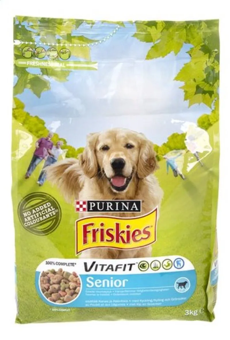Bonzo (Friskies) - Hondenvoer - Senior - Kip en Groenten - 3kg by Friskies – product photo