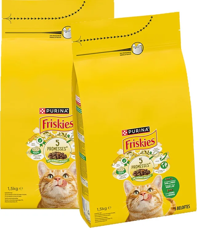 droogvoer voor katten - konijn, kip & groenten - 2 x 1500g