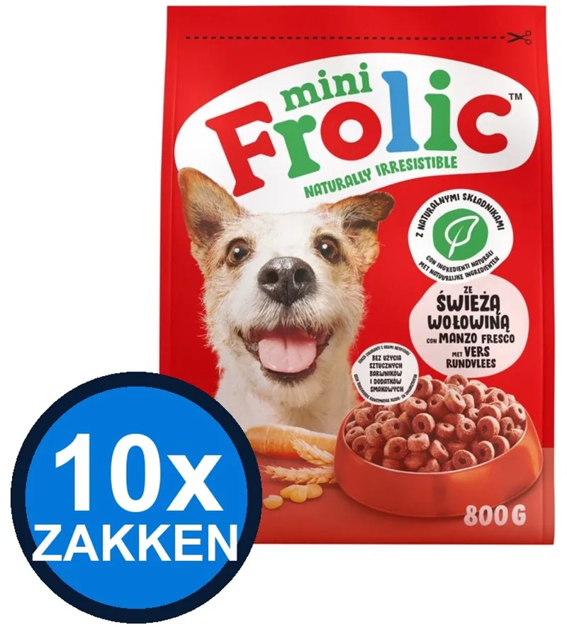 10x Frolic - Droog Mini Rund - Hondenvoer Droogvoer - 800 g by Frolic – product photo