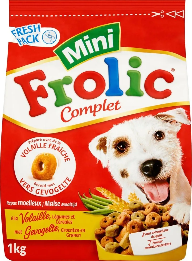 3x Frolic Compleet Mini Honden Droogvoer - Gevogelte - 3x 1 kg von Frolic – Produktfoto