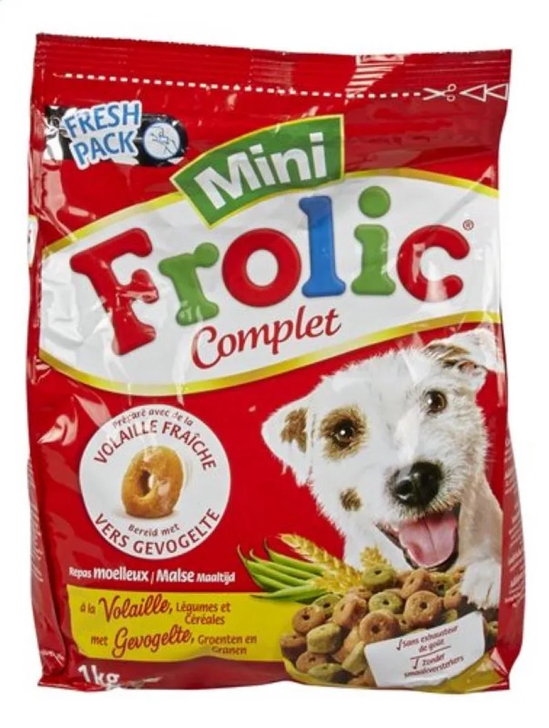 3x Frolic Complet - Mini - Hondenvoer met gevogelte, groenten en granen - 3x1kg von Frolic – Produktfoto