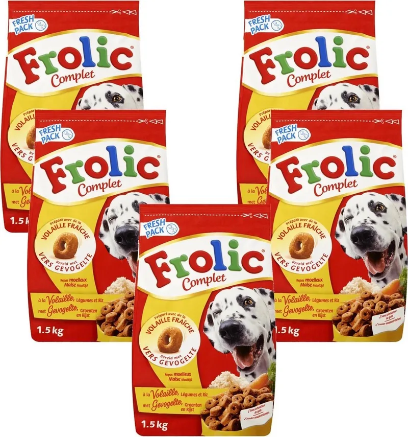5x Frolic Compleet - Gevogelte - Hondenvoer - 1.5kg by Frolic – product photo