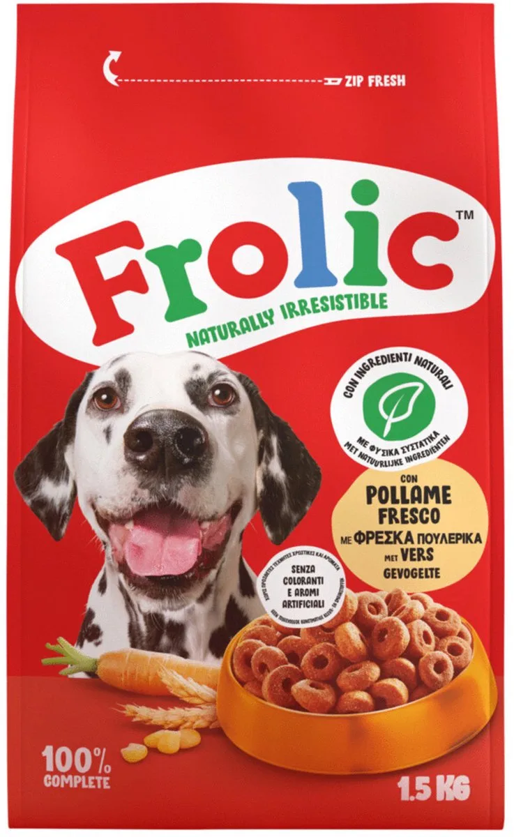 Droog Gevogelte - Hondenvoer - 1.5 kg de Frolic – photo produit