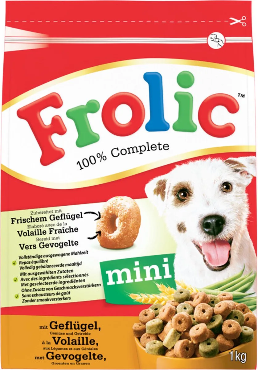Droog Mini Gevogelte - 1kg van Frolic – productfoto