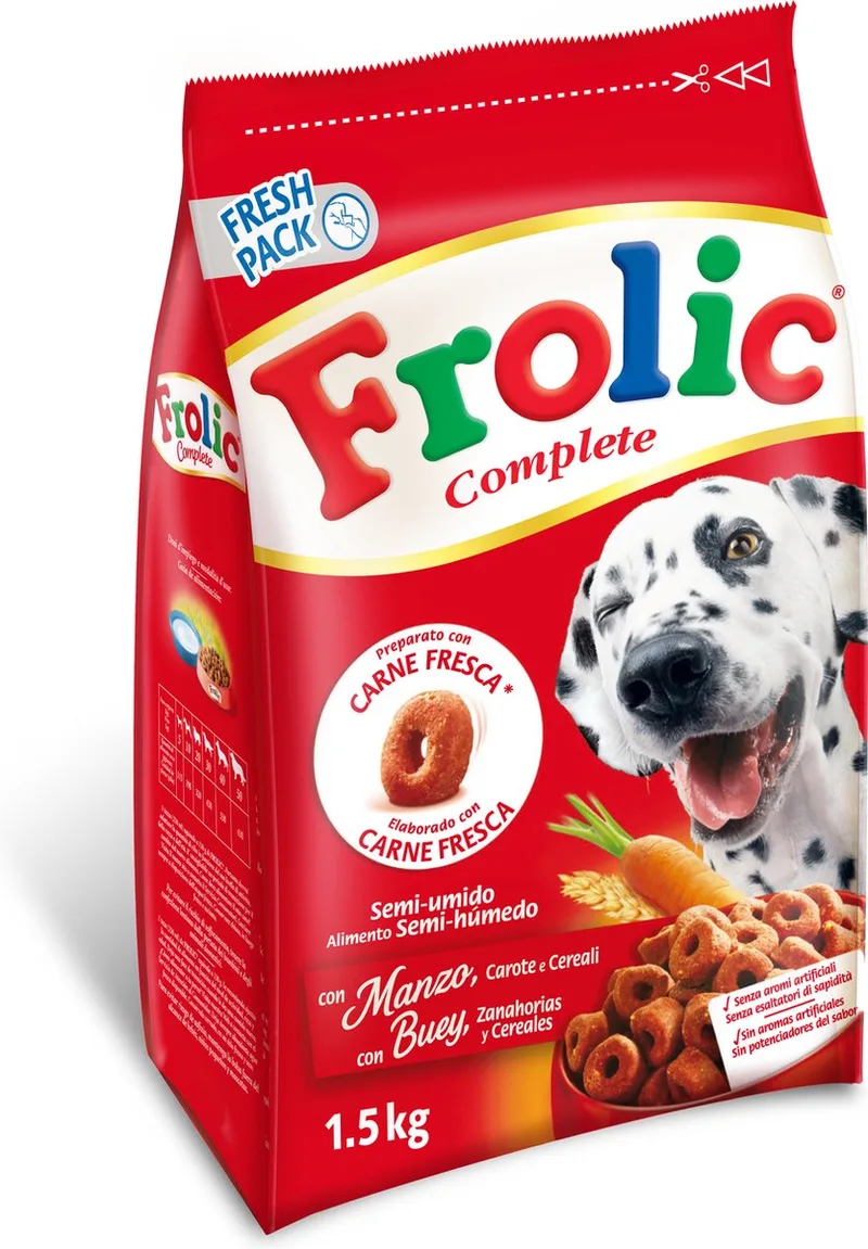 Met rundvlees - 7.5 kilo - Hondenvoer - droogvoer voor volwassenen by Frolic – product photo