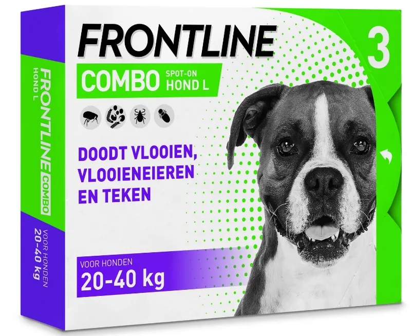 Combo Hond L, 3pipetten från Frontline – produktbild