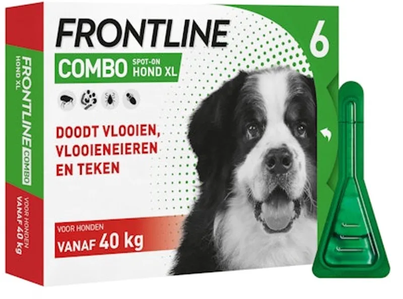 Combo Hond XL (40-60 kg) - 2 x 6 pipetten fra Frontline – produktbillede