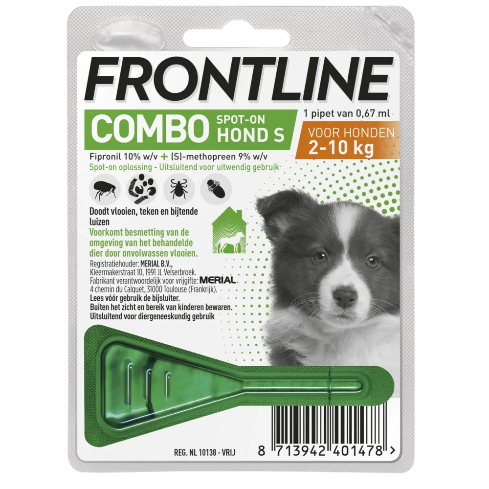 Combo Puppy Vlooienmiddel van Frontline – productfoto