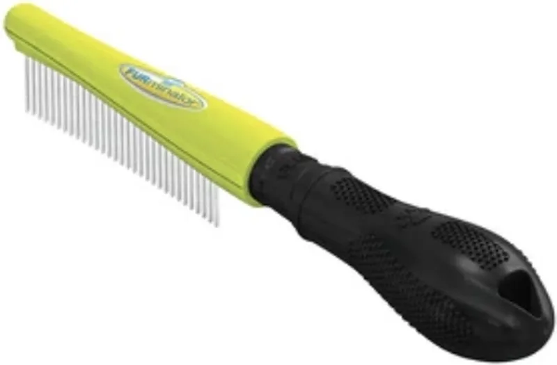 Small Finishing Comb - Hondenkam by FURminator in Green – product photo