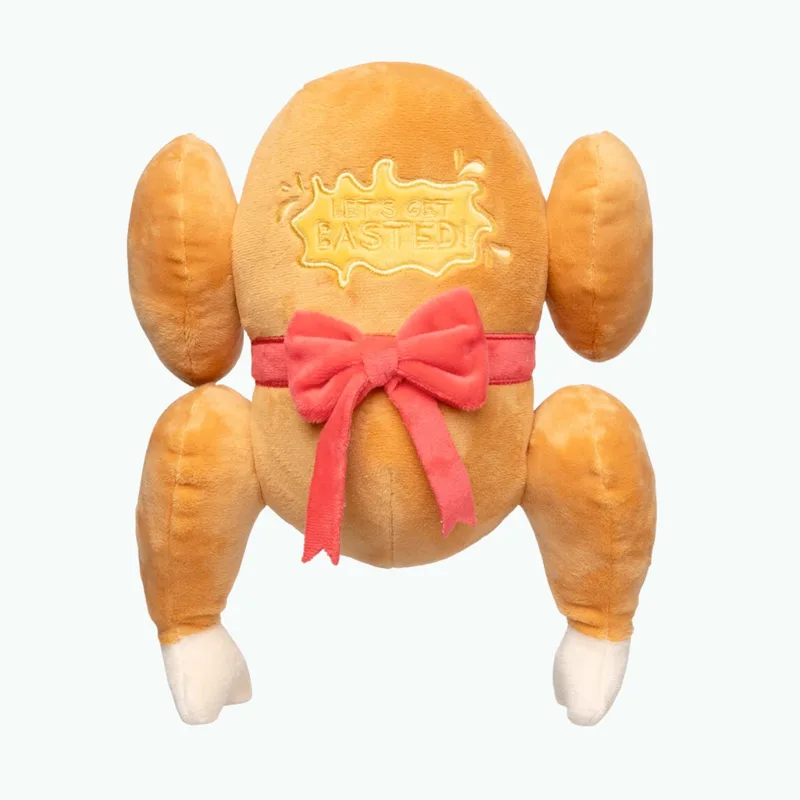 Dog Toy - Let's Get Basted Roast S by FuzzYard in Brown – product photo