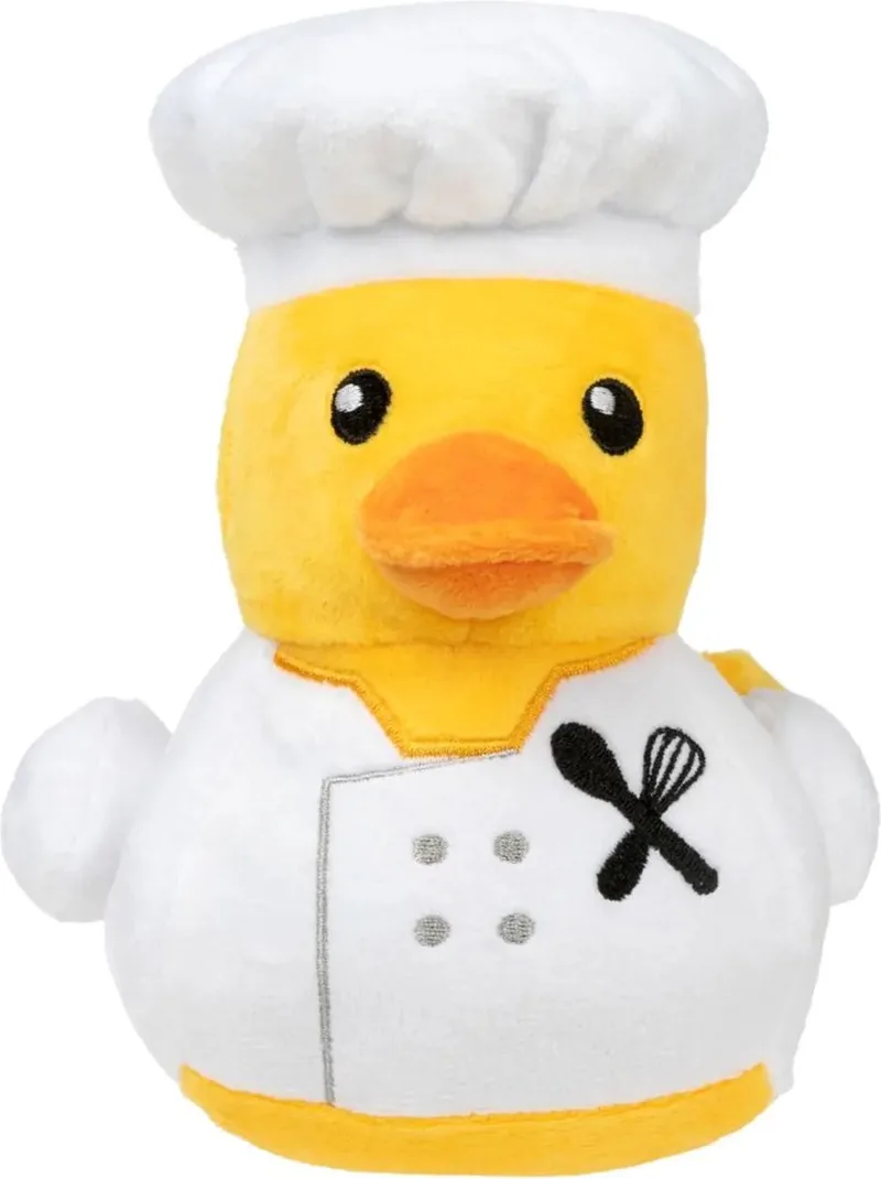 Duck Gordon Quacksay - Hondenspeelgoed - 20x14x14 cm per stuk de FuzzYard en Jaune – photo produit