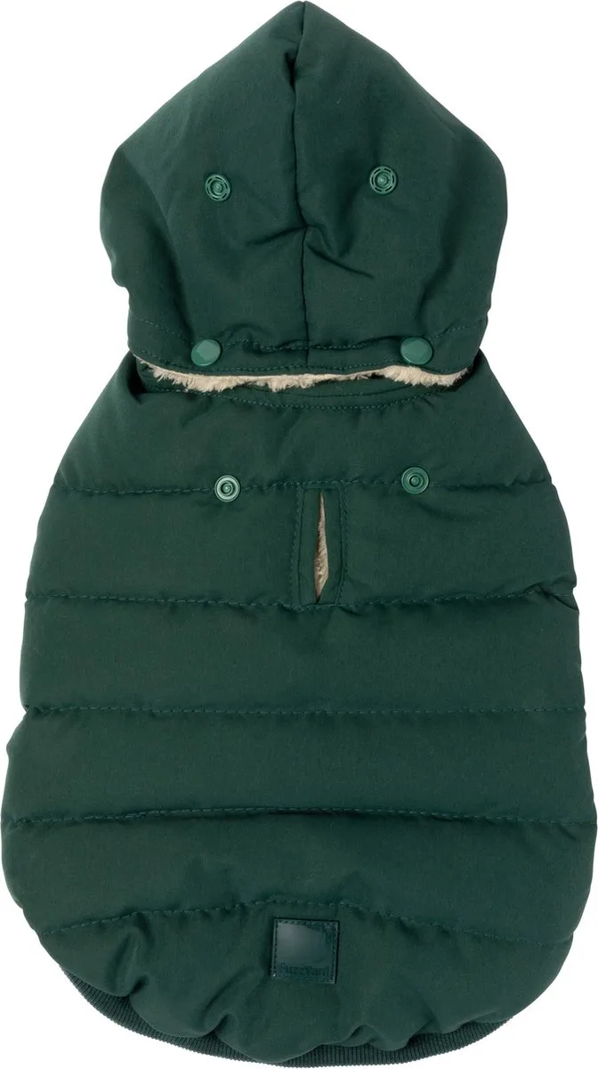 Hondenjas Essential Puffer - Hondenkleding - Size 5 van FuzzYard in Groen – productfoto