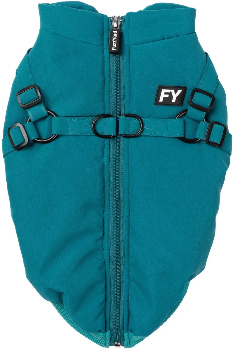 Hondenjas Flash - Hondenkleding - Teal Size 7 van FuzzYard – productfoto