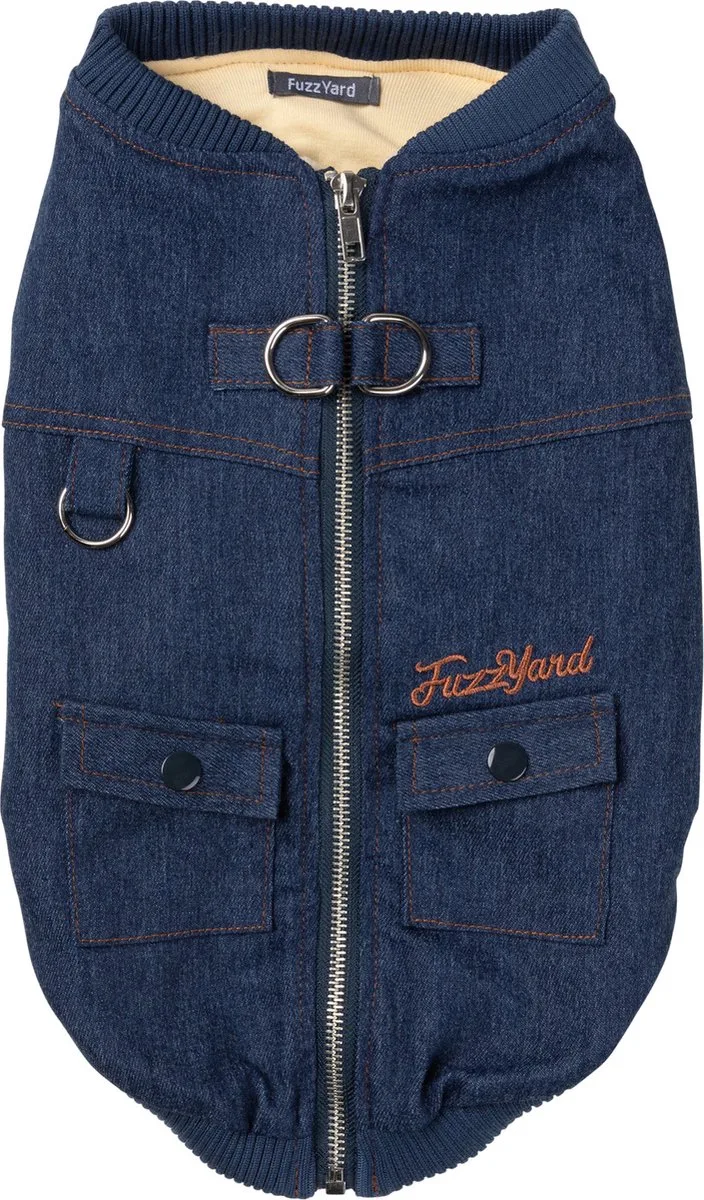 Hondenjas Harnas Kojima - Hondenkleding - Size 4 van FuzzYard in Indigo – productfoto