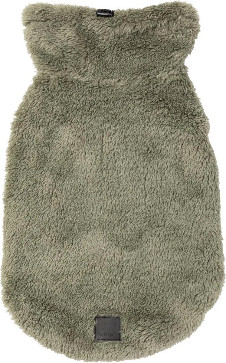 Hondentrui Turtle Teddy - Hondenkleding - Size 6 van FuzzYard in Olijfgroen – productfoto