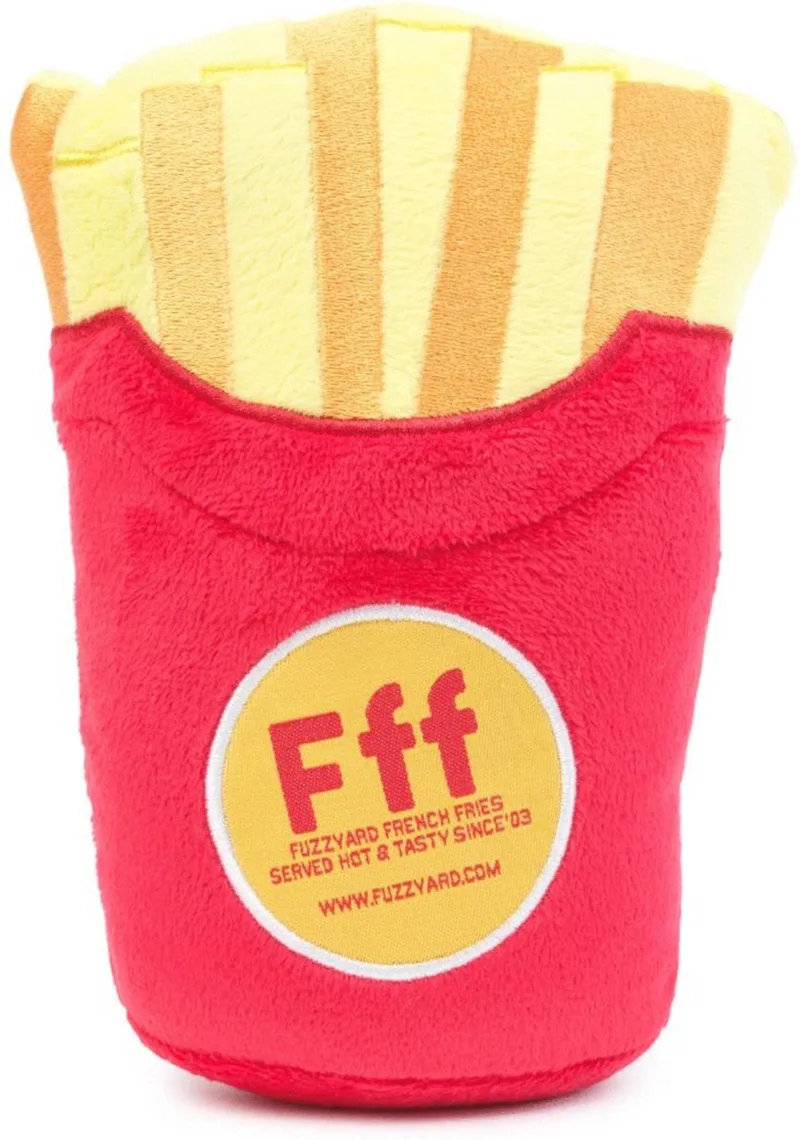 Plush Toy French Fries - Hondenspeelgoed - 1 stuk de FuzzYard en Jaune – photo produit