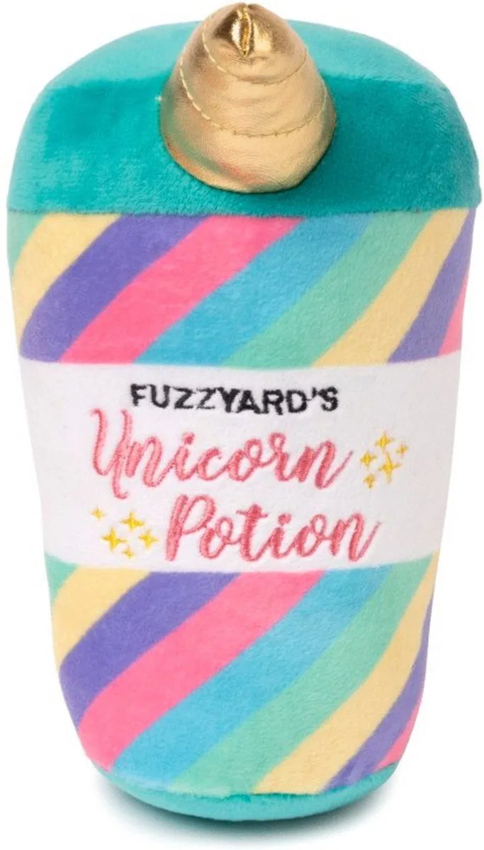 Plush Toy Unicorn Potion - Hondenspeelgoed - 1 stuk by FuzzYard in Multicolour – product photo