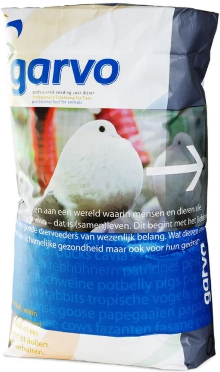 2 stuks Tortelduivenvoer Garvo 20 kg fra Garvo – produktbillede