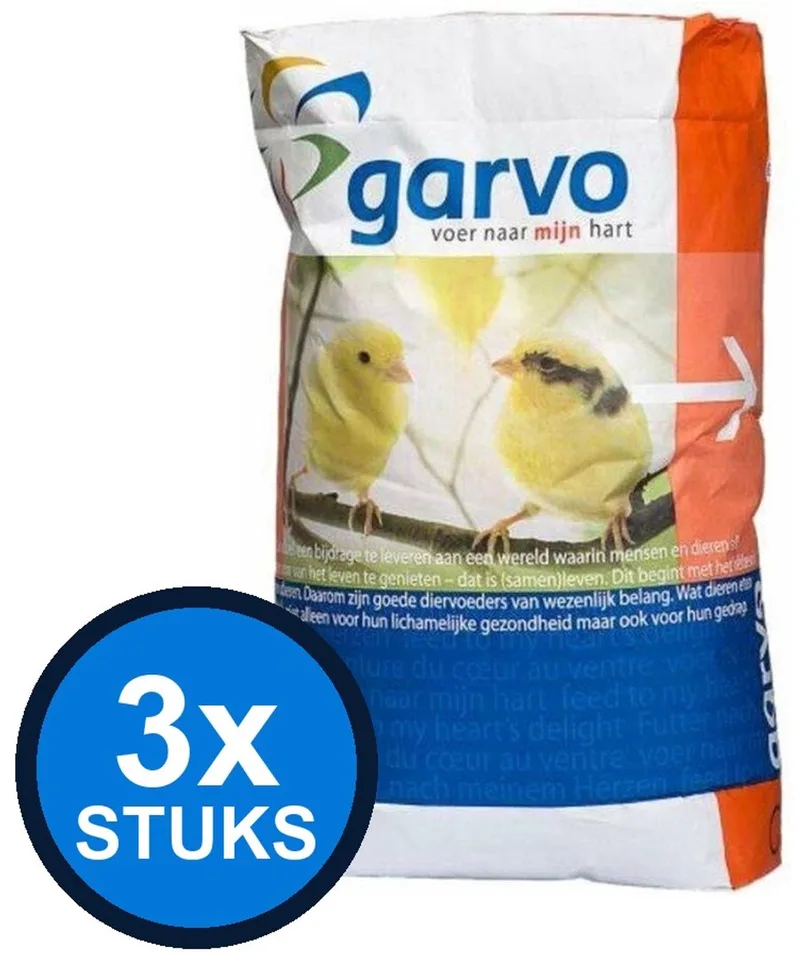 3x Garvo Kanarie Zoet Standaard - Vogelvoer by Garvo – product photo