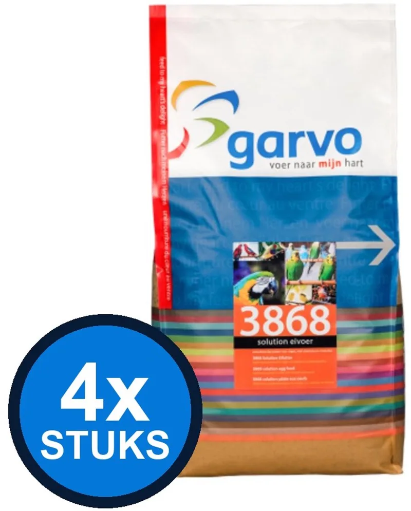 4x Garvo Solution Eivoer 3868 - Vogelvoer by Garvo – product photo
