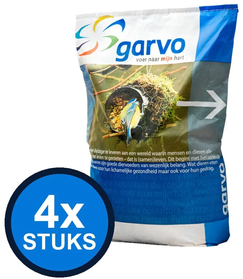 4x Garvo Strooivoer 5346 - Vogelvoer - 2kg fra Garvo – produktbillede