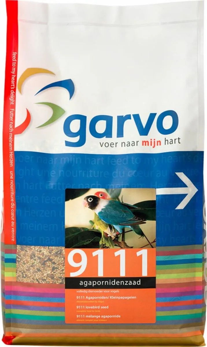 Agapornidenzaad 2 kg van Garvo – productfoto