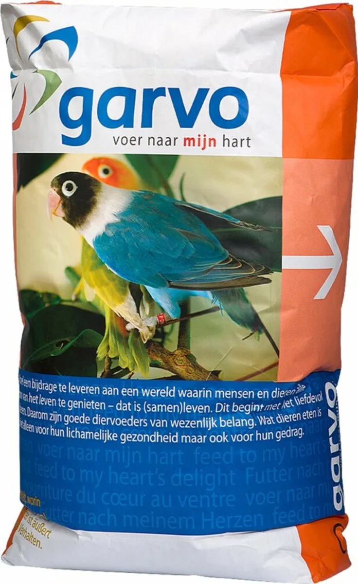 Agapornidenzaad 20 kg van Garvo – productfoto