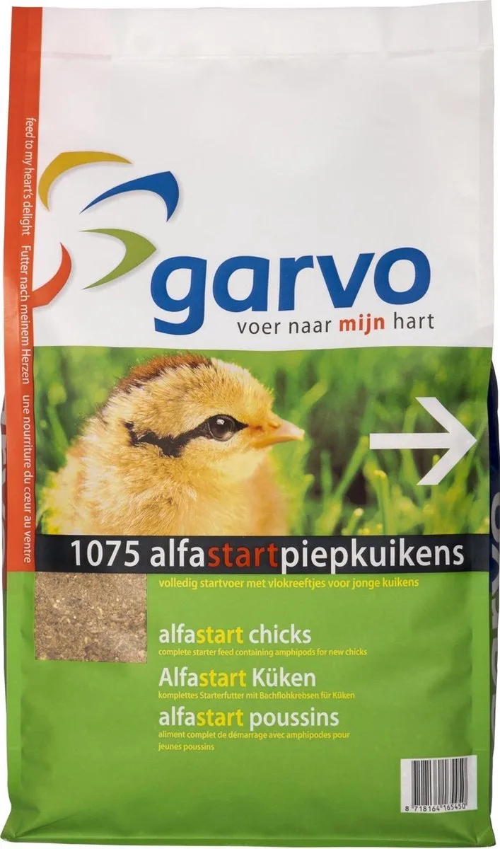 Alfastart Piepkuikens 4 kg van Garvo – productfoto