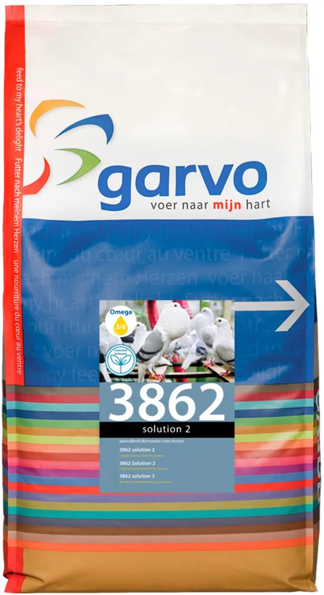 Duivenvoer Solution 2 - 18 kg fra Garvo – produktbillede