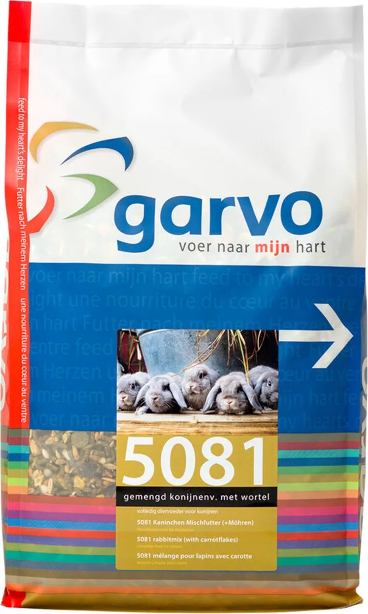 gemengd konijnenvoer met wortel (5081) 4kg by Garvo – product photo