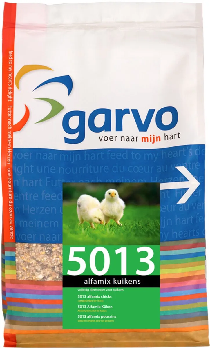 Kippenvoer Alfamix Kuikens (5013) - 20 kg van Garvo – productfoto