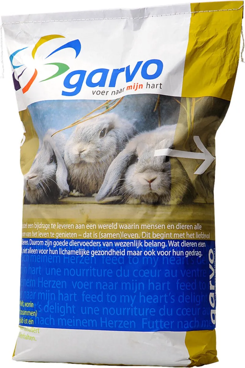 Konijnenkorrel fok en onderhoud 5065 - Konijnenvoer - 20kg von Garvo – Produktfoto