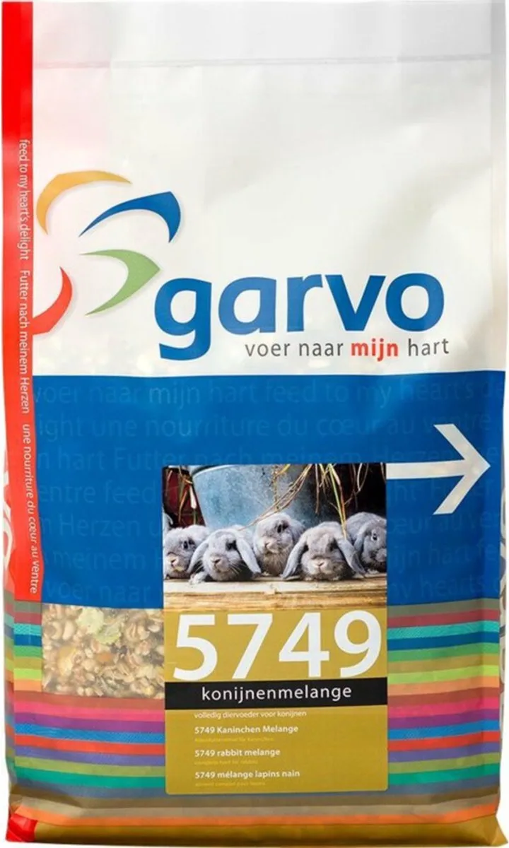 Konijnenmelange 3 kg van Garvo – productfoto