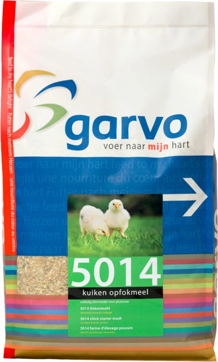 Kuiken Opfokmeel 4 kg van Garvo – productfoto