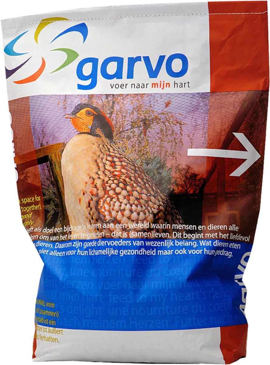 Opfokkorrel Kalkoen/Fazant 20 kg van Garvo – productfoto