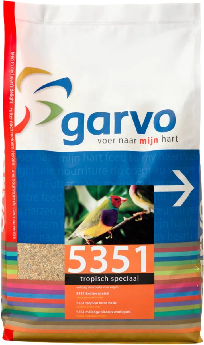 Tropisch Speciaal voor Tropische Vogels 4 kg de Garvo – photo produit