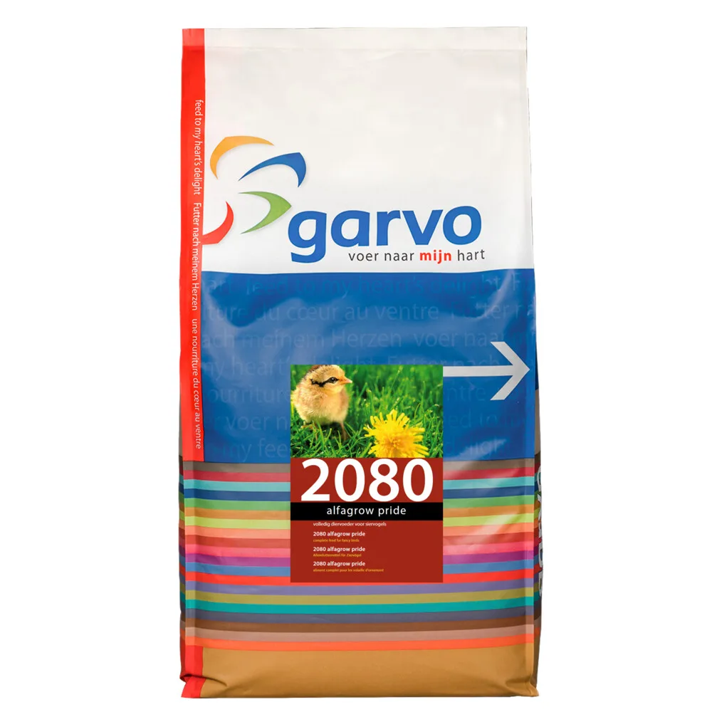 Vogelvoer Alfagrow Pride (2080) 16 kg van Garvo – productfoto