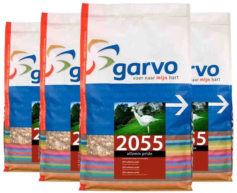 Vogelvoer Alfamix Pride (205540) - 4 x 4 kg - Voordeelverpakking von Garvo – Produktfoto