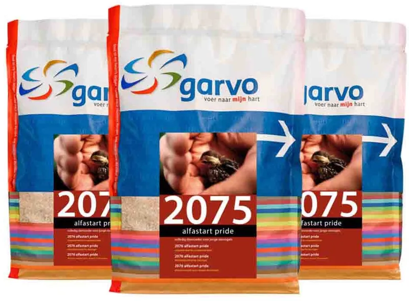 Vogelvoer Alfastart Pride (207510) - 3 x 1 kg - Voordeelverpakking de Garvo – photo produit