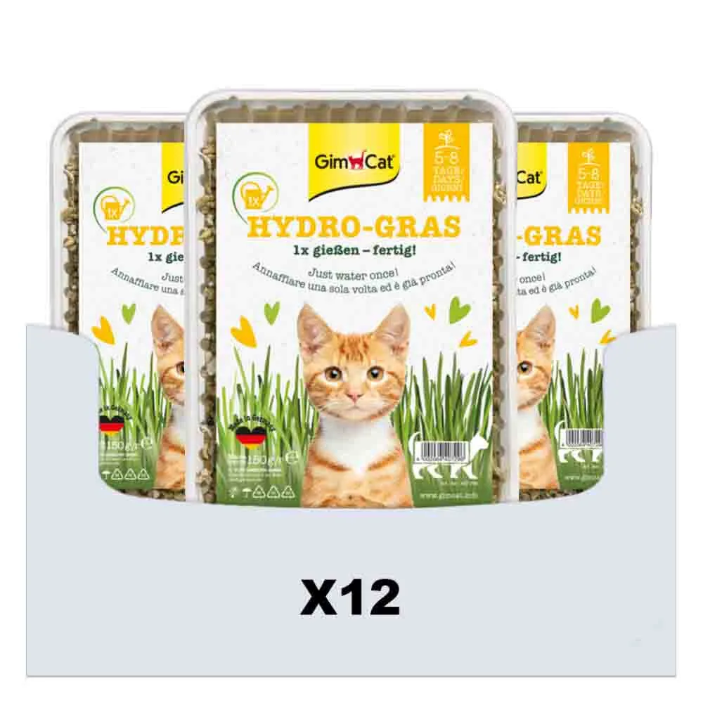 12x GimCat Hydro-Gras 150 gr van GimCat – productfoto