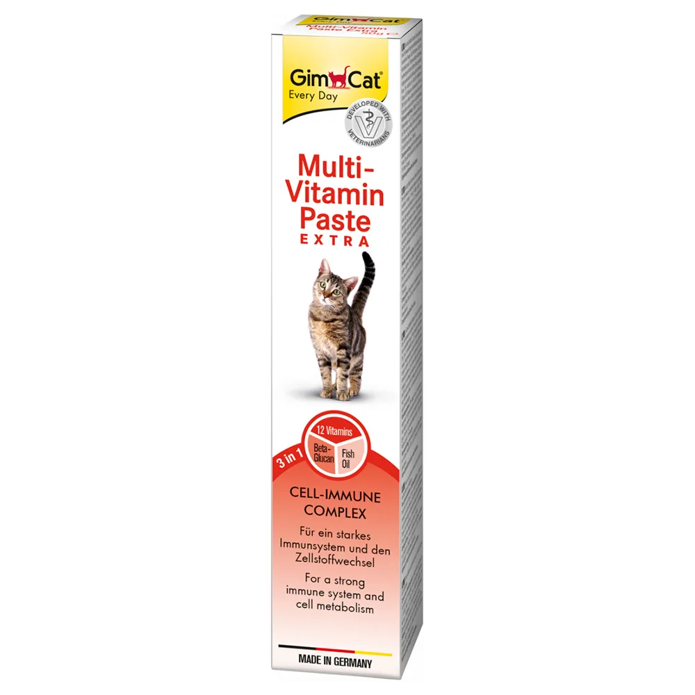200 g Multi-Vitamine Extra Kattenpasta GimCat Kattensnack van GimCat – productfoto