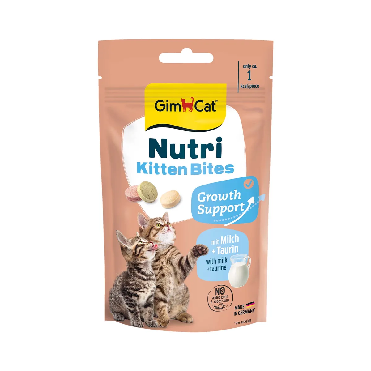 40 g GimCat Nutri Kitten Bites met melk kattensnacks van GimCat – productfoto